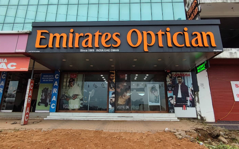 Emirates Optician, Kakkanad storefront
